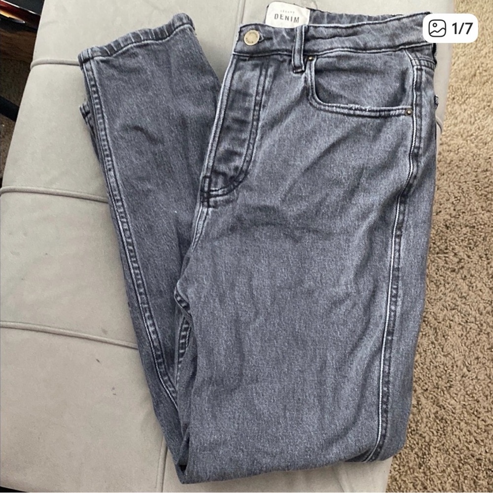 Sezane Gray Denim Jeans